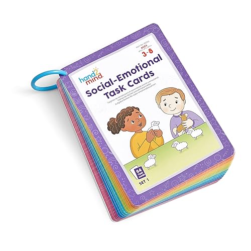 hand2mind Social Emotional Task Cards for Ages 3+, Social Emotional