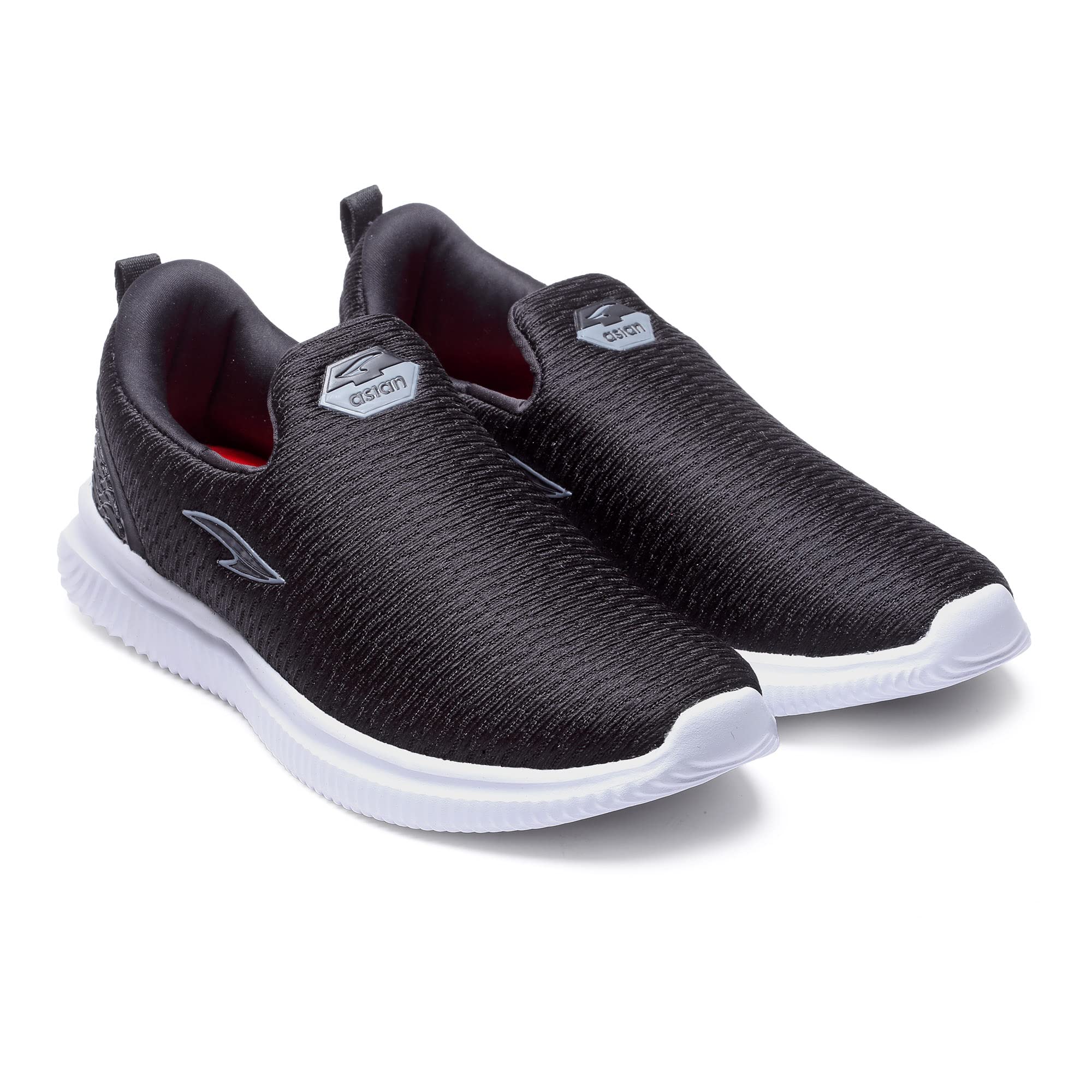 ASIAN Mens Superwalk-01 Sports Walking,Gym Shoes Eva Sole With Super Soft Upper Fabric & Memory Foam Insole Casual Slip-On Shoes Black 8UK (B0BDZJRP3G) Amazon Price History, Amazon Price Tracker