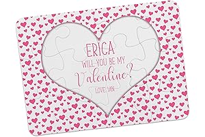 Personalized Will You Be My Valentine Puzzle - Valentine's Day Romantic Surprise Gift