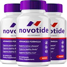 Novotide Supplement Capsules, Official Novotide Pills with All Natural Ingredients - Maximum Strength, Advanced Formula Health and Wellness, Premium Novo Tide Health Support Reviews 3 Pack