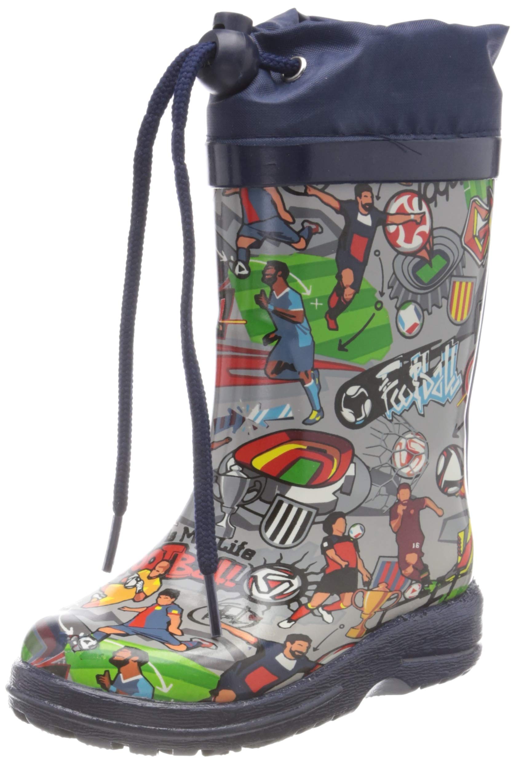 Beck Boys Football Wellington rain boots