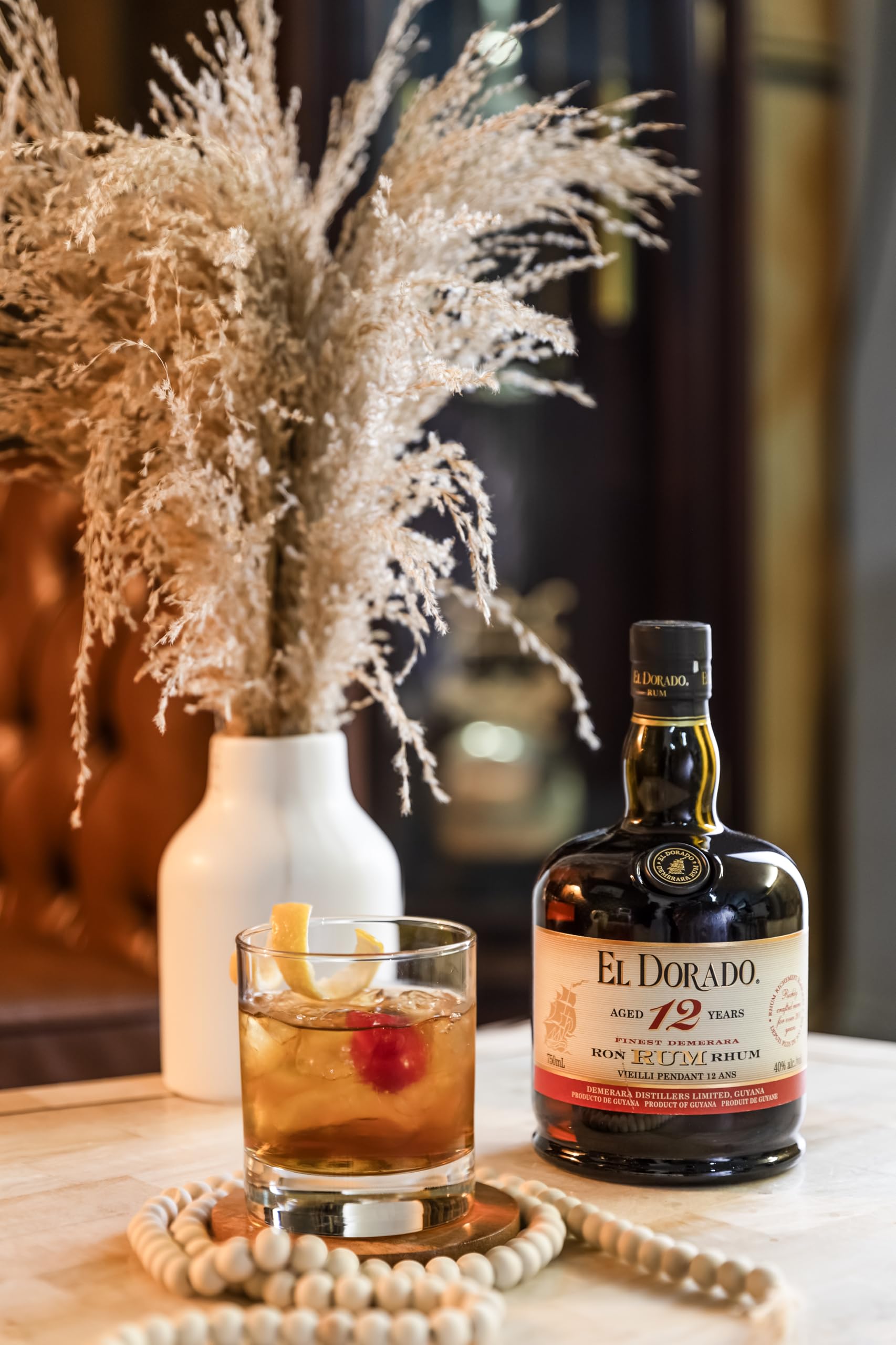 El Dorado, Rum 12 Years Old, 700 ml, Aroma di Frutta Secca, Miele e Caramello con Uva Passa, Note Legnose, Fruttate e Speziate, Invecchiato 12 anni in Guyana in Botti exBourbon, Idea Regalo, 40% Vol.
