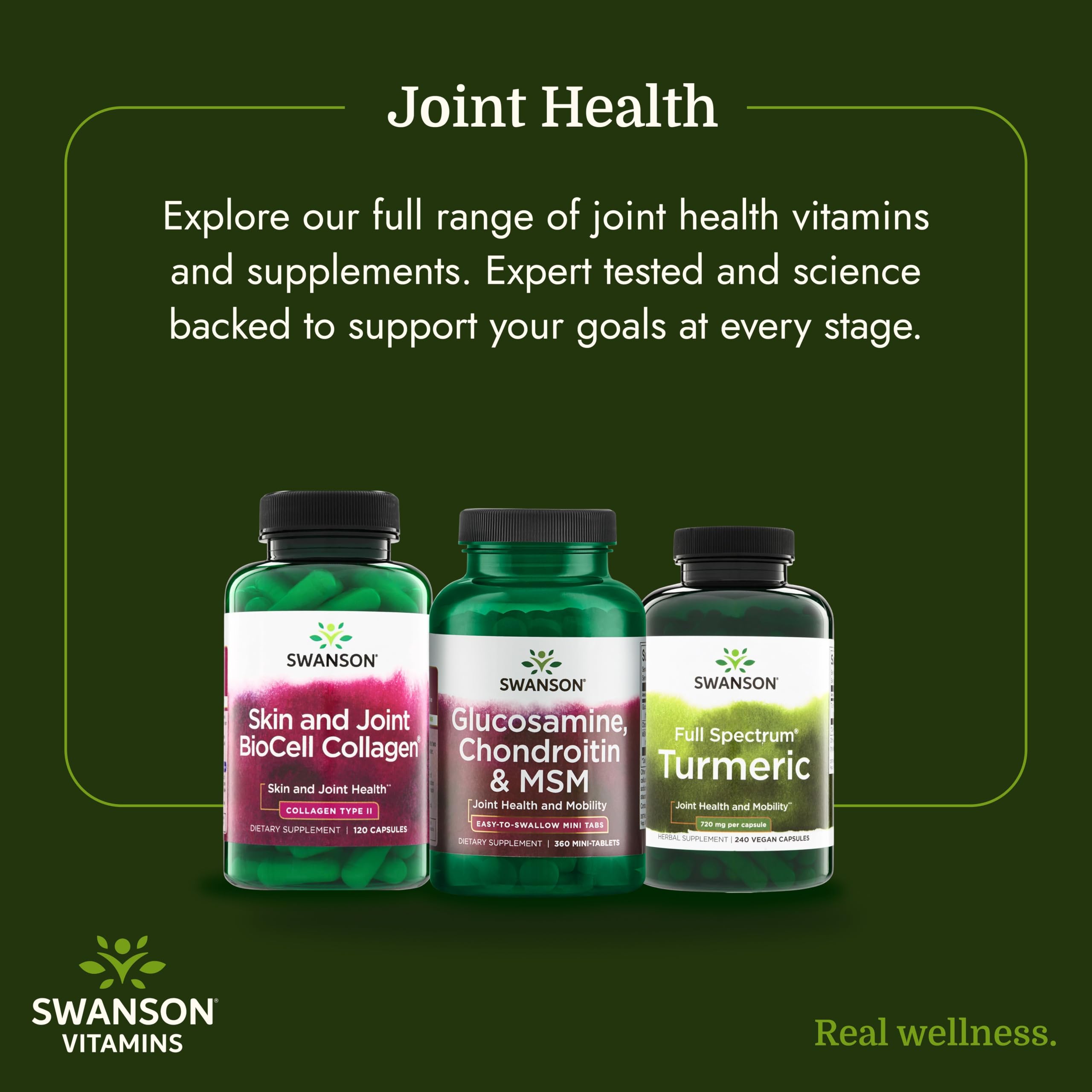 Swanson Glucosamine, Chondroitin & MSM, 360 Mini-Tablets — Amazon image 6