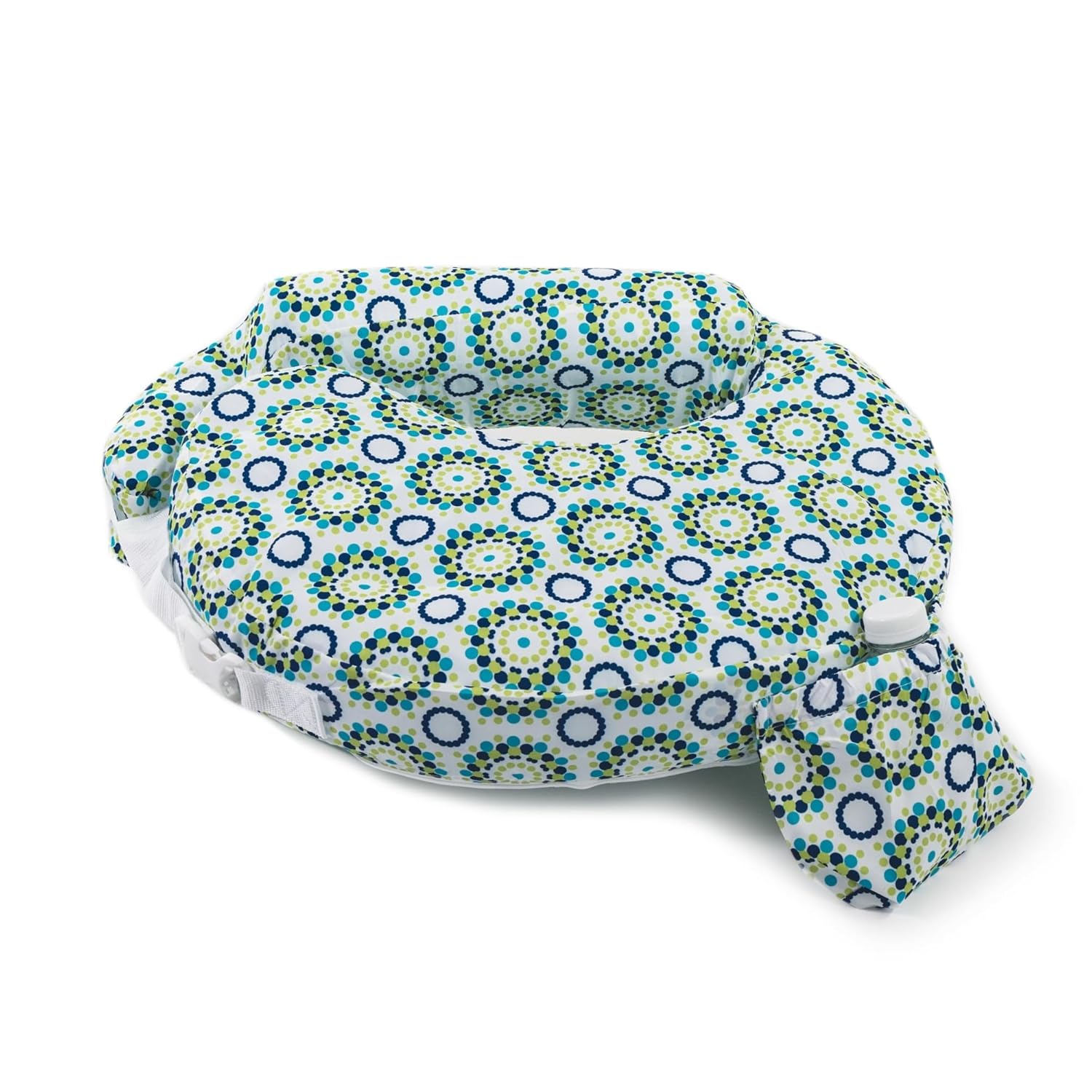 My Brest Friend Inflatable Travel Nursing Pillow For Breastfeeding, Bottlefeeding & Posture Support with Slipcover, Sparkles