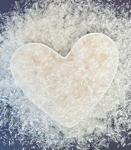 Miniatura 4 de Comestible Glitter White BrilloDestelloCopos para decoración de pasteles y cupcakesGránulosFormasKosherTopper y acento para postres (Blanco)