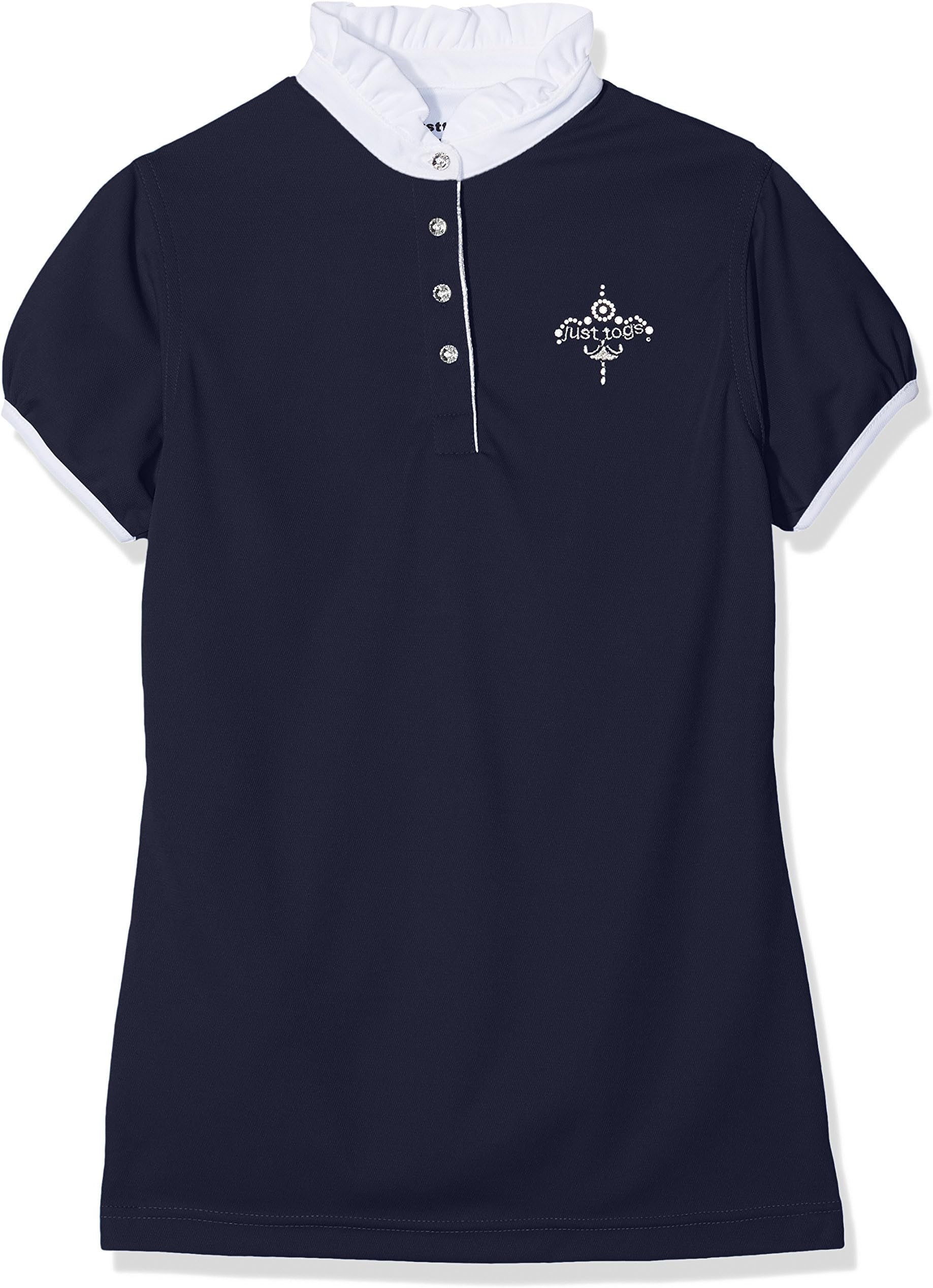 Just Togs Girls' Jewel Show Shirts with Swarovski buttons