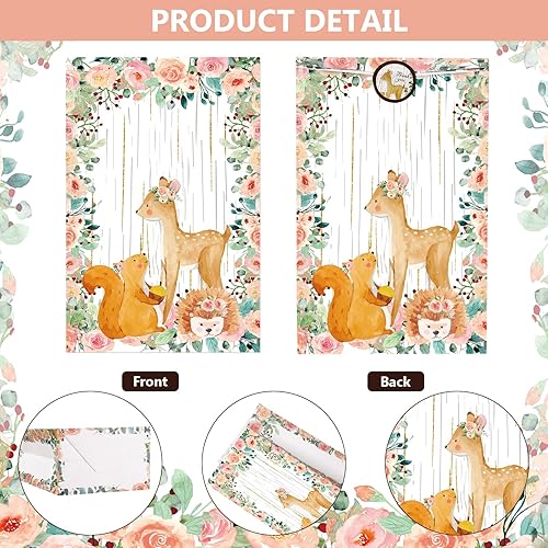 Miniatura 3 de Containlol 24 bolsas de regalo de fiesta del bosque, bolsas de regalo con calcomanías para niños, fiesta de cumpleaños, bolsas de dulces, temática