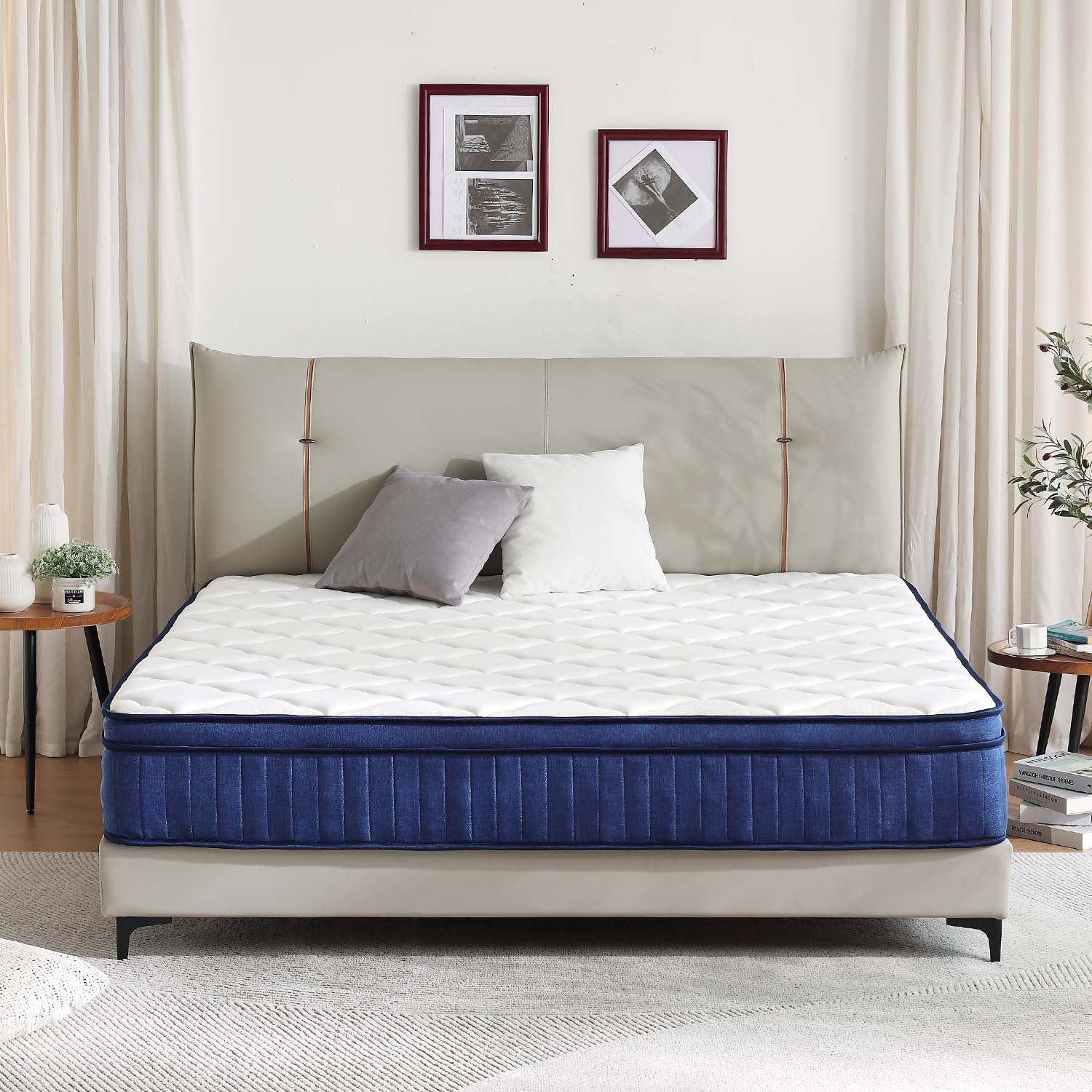 Clou&eir 200x180x25cm Super King Memory Foam Spring Mattress