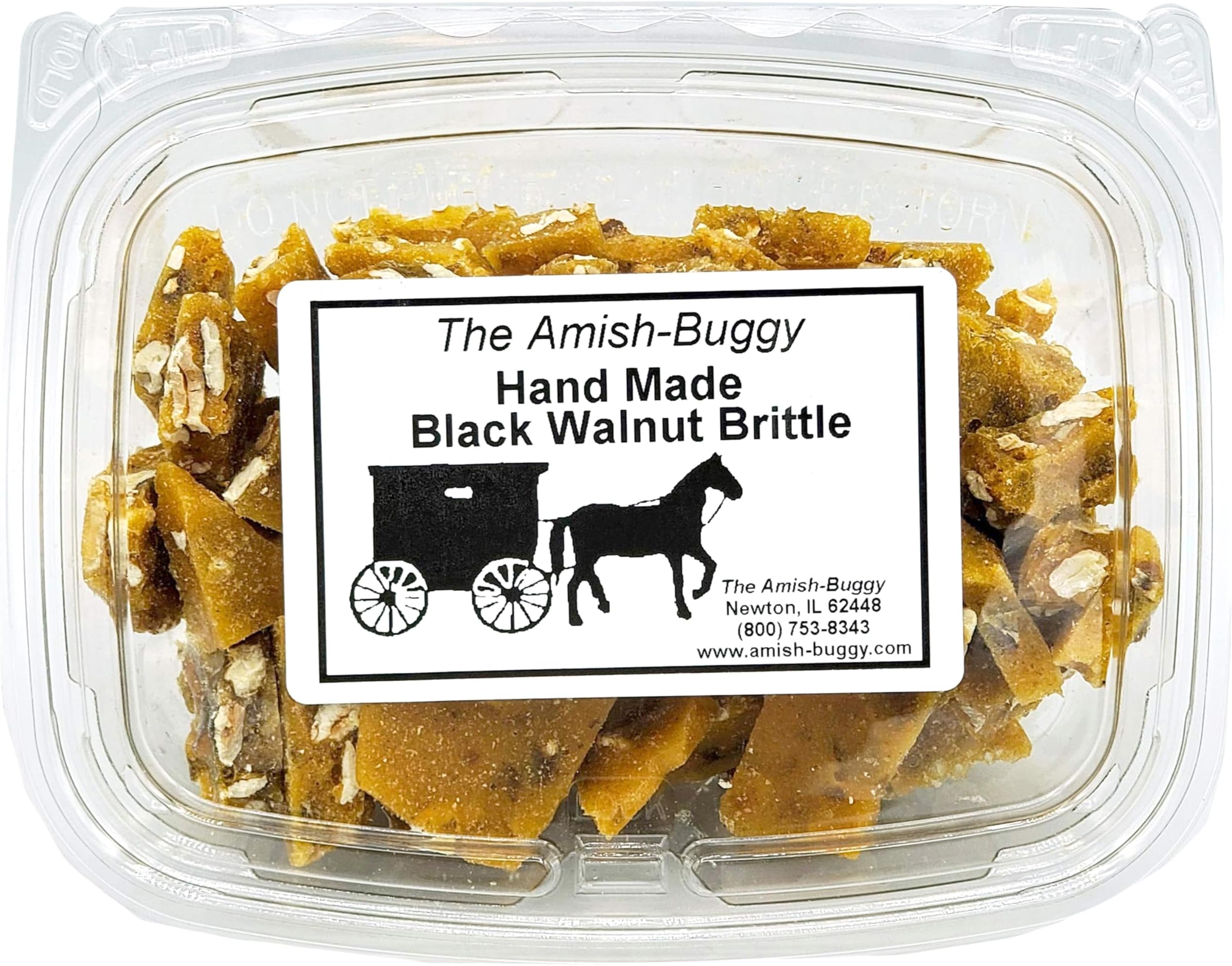 Packaged Premium Candy - 2 Pack (Black Walnut Brittle (10 oz. Tub))