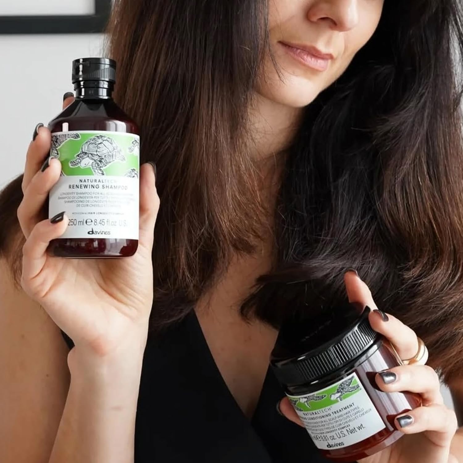 Davines Naturaltech RENEWING Shampoo, Gentle Cleansing That Promotes The Well Being Of Hair And Scalp, 8.45 Fl Oz (Pack of 1) - Image 6