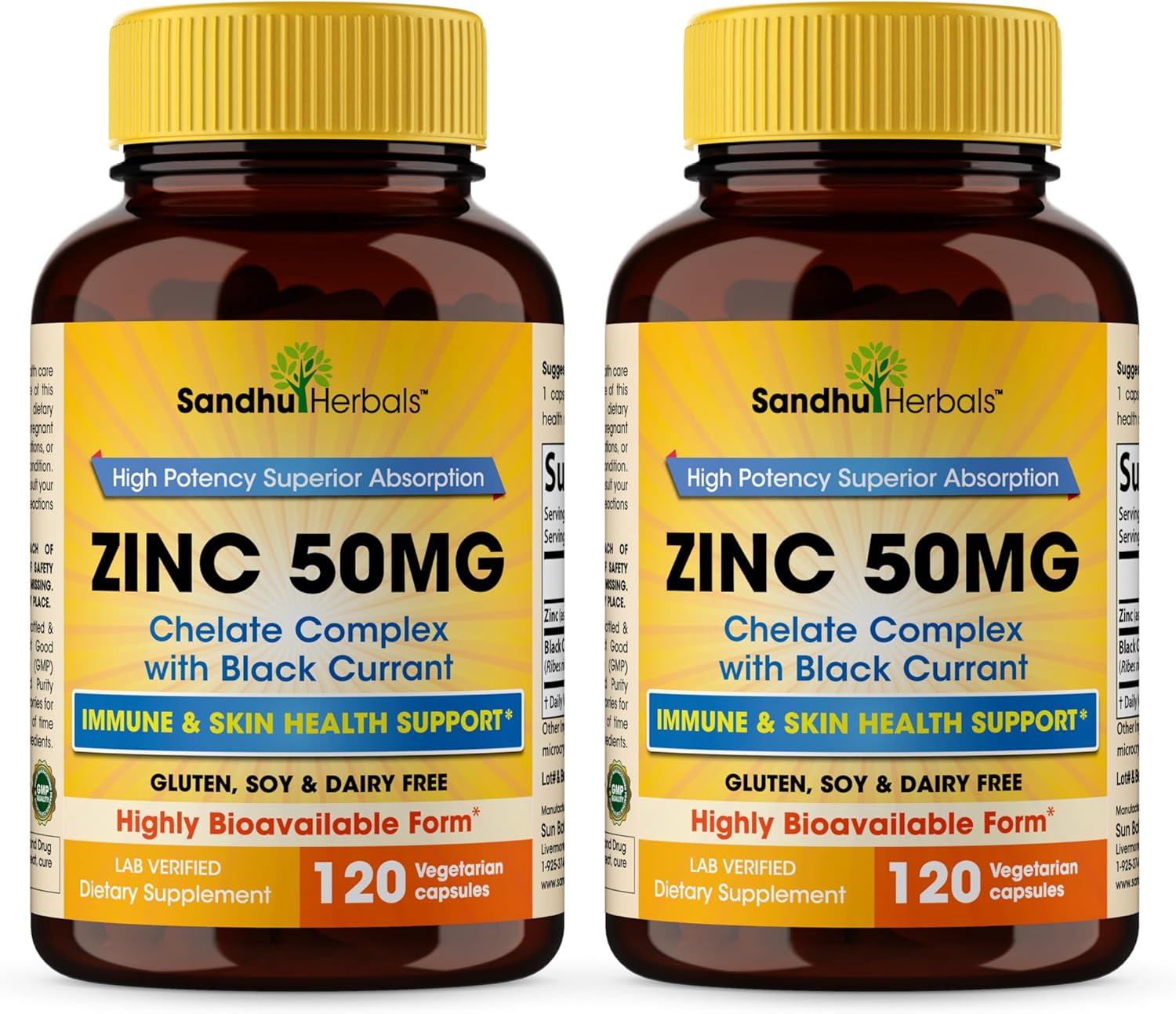 Zinc 50mg Capsules For Men and Women, 240 Count | Highly Absorbable Zinc Supplements For Immune System Support | Zink 50 mg Mono Methionine Chelated Complex | Helps with Skin Health & Overall Immunity