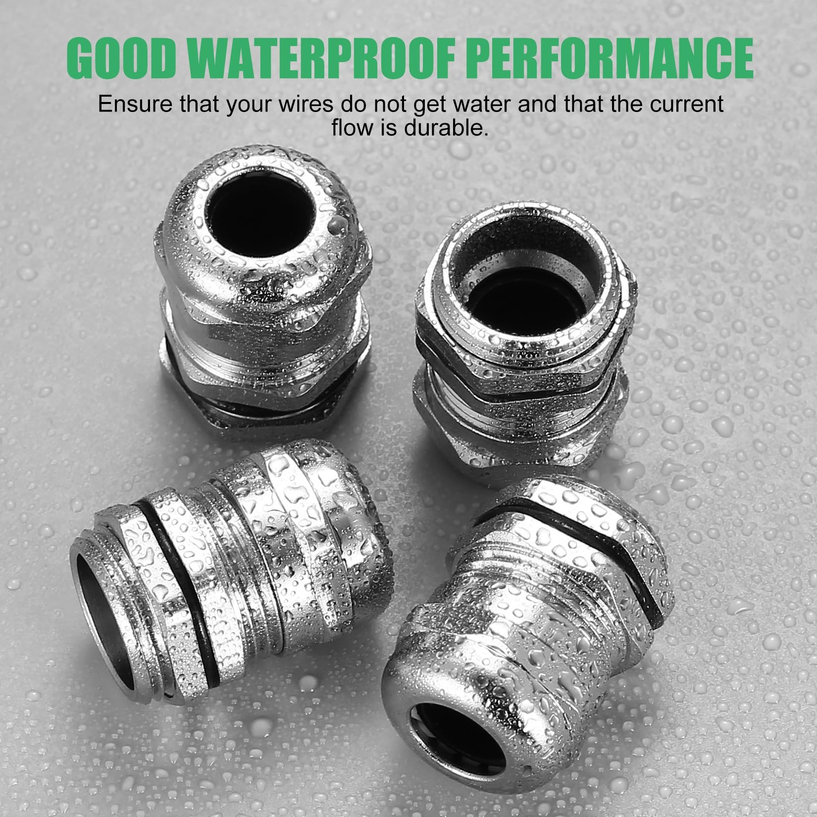 6 Passacavi Impermeabili IP68 PG11 - In Ottone, Per Cavi Da 5 A 10 Mm - Foto 7