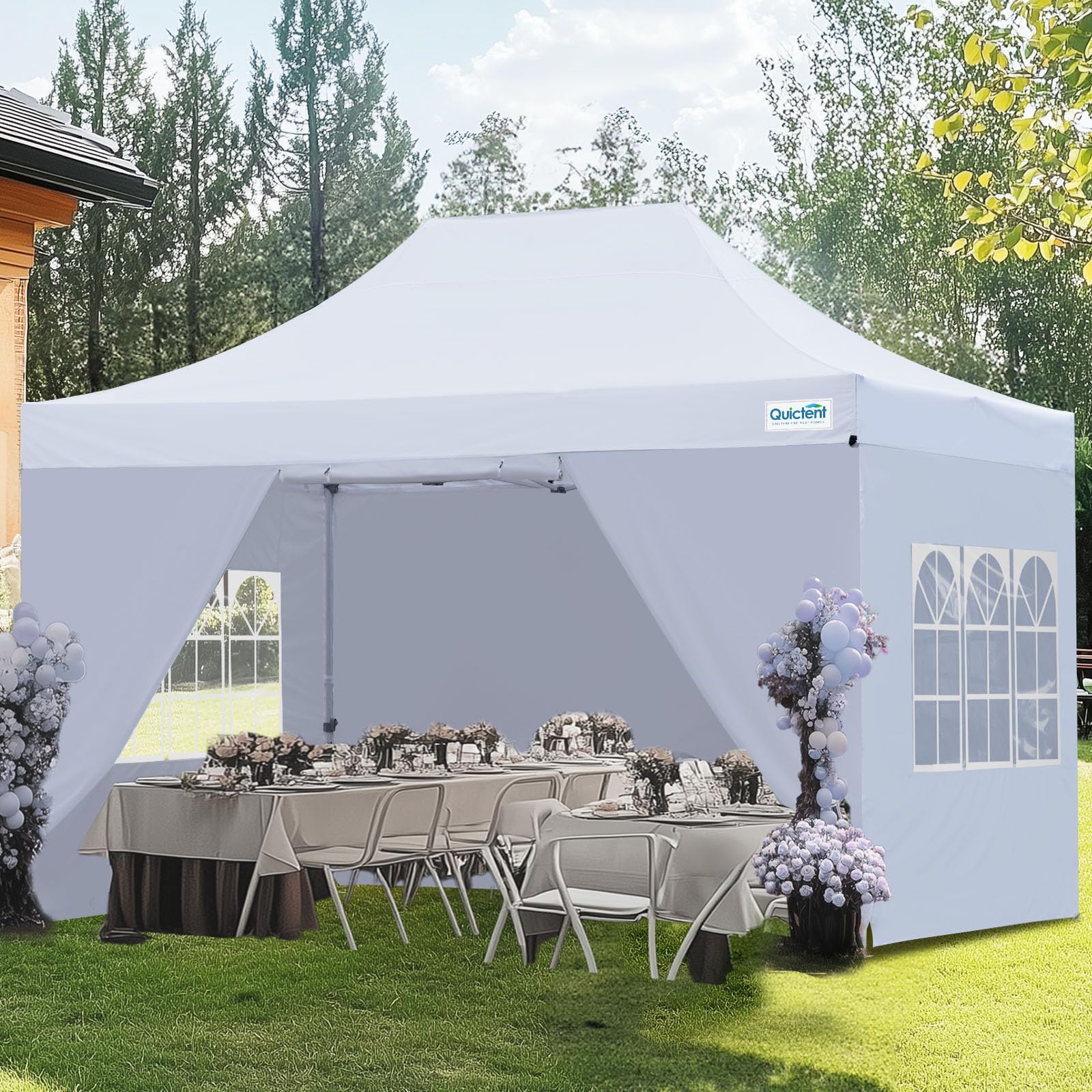 Quictent 10x15 Heavy Duty Pop Up Canopy Tent
