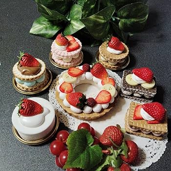 フェイクスイーツ ケーキ 3点セット Amazon.co.jp: フェイクスイーツフェイクケーキセット② 0719-74