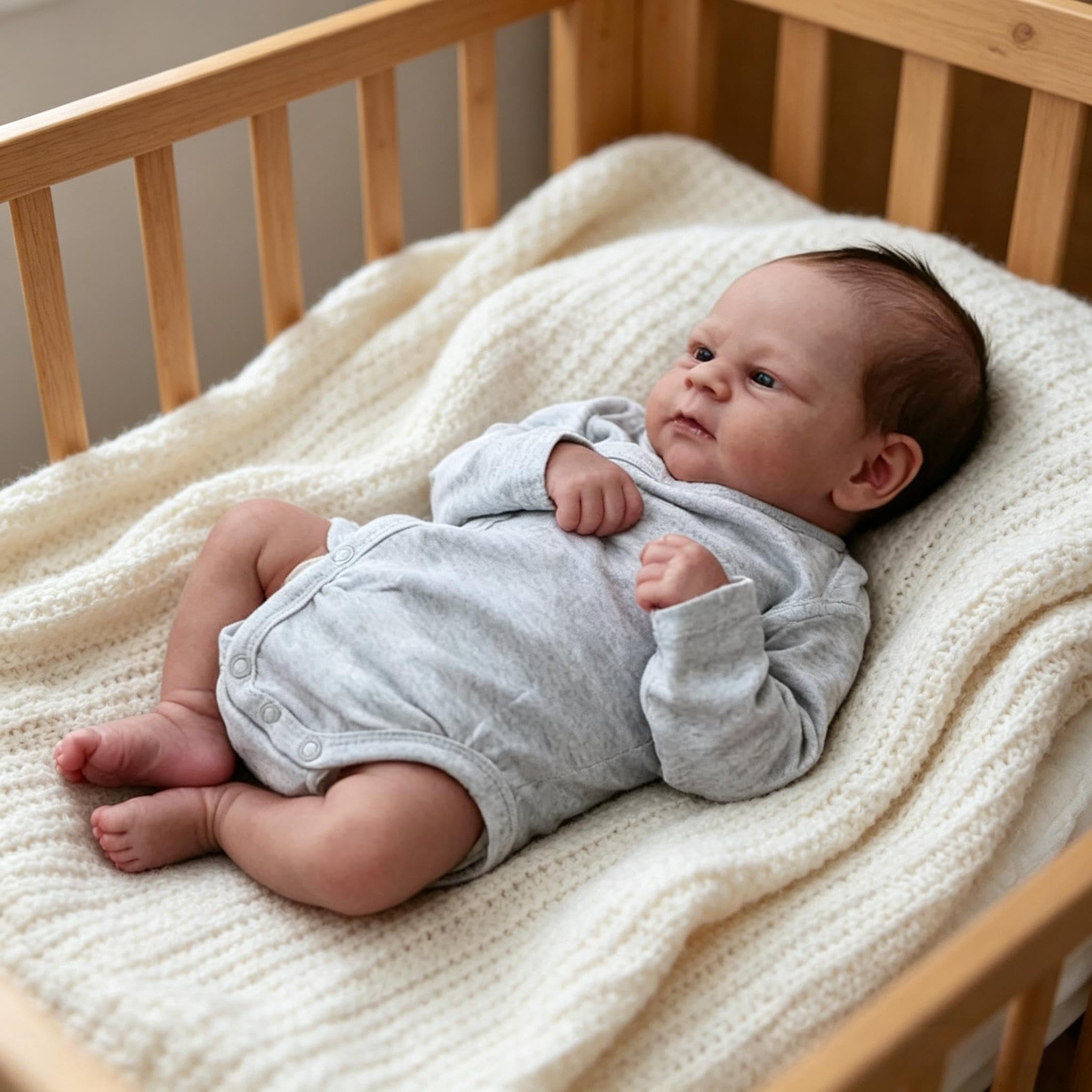 RXDOLL Realistyczne lalki Reborn Baby Dolls winylowe na całe ciało, dla dziewczynki, realistyczne lalki dla noworodków, na całe ciało, silikonowa, wodoodporna zabawka z zestawami do karmienia dla