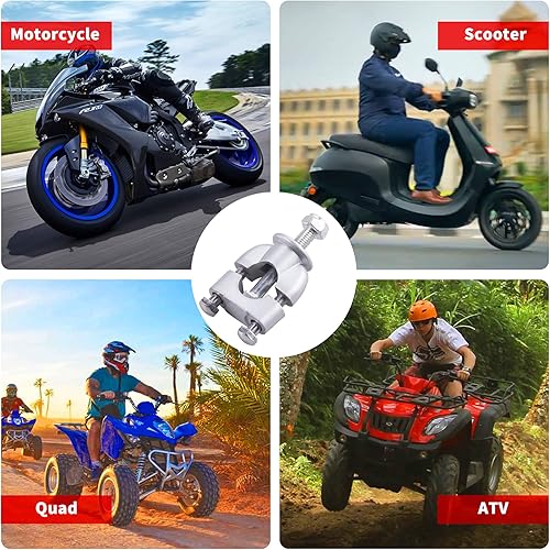 Miniatura 6 de Abrazaderas de montaje para manillar de motocicleta para motocicleta de 0.866 in, 78 pulgadas, motocross, ATV, scooter, ciclomotor