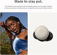 Vista 2 de Google Pixel Buds Pro 2 - Wireless Earbuds with Active Noise Cancellation – Bluetooth Headphones - Hazel