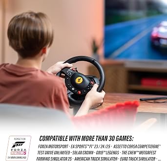 Thrustmaster T98 フェラーリ 296 XBOX レーシングホイール XBOXシリーズX/S、PCと互換性あり。