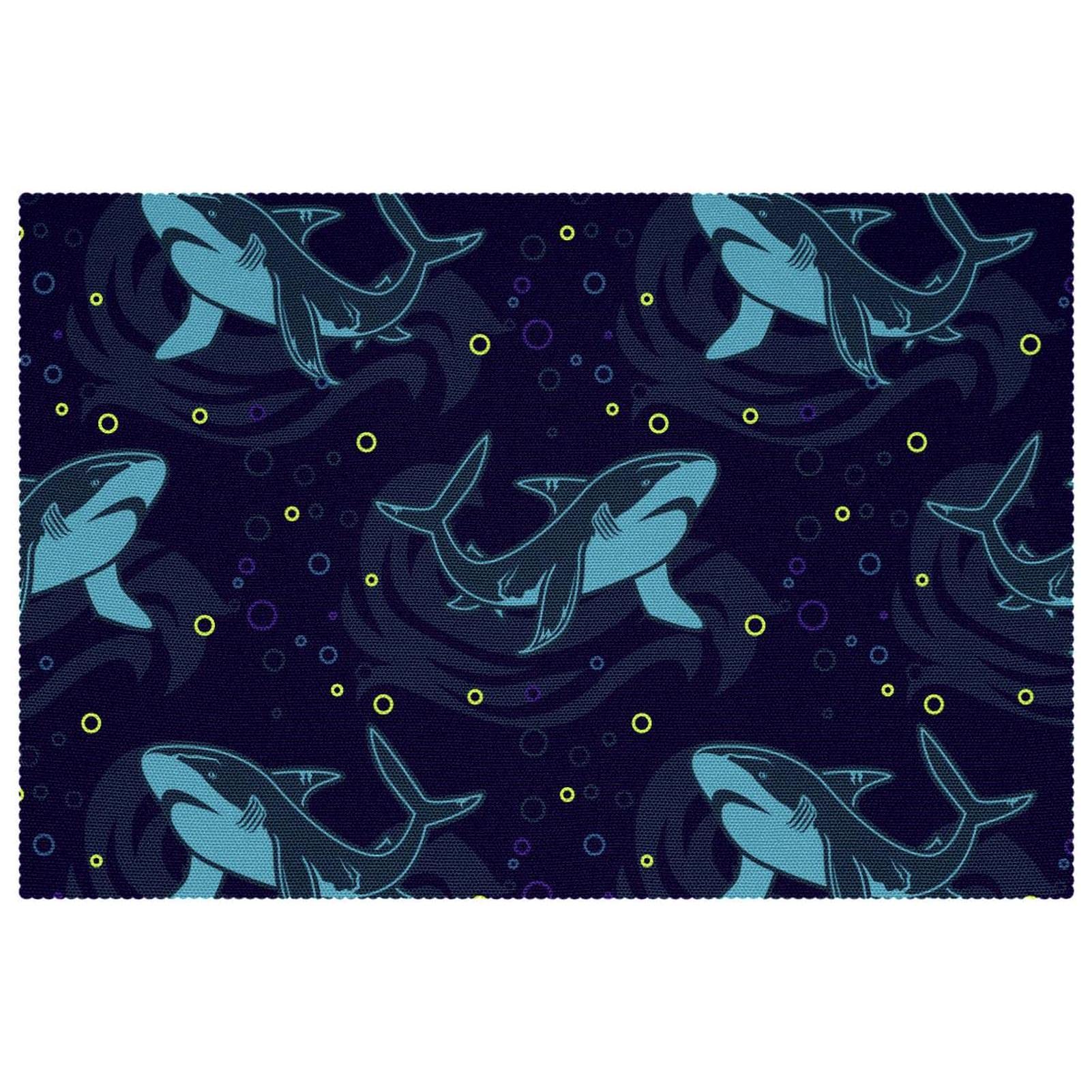 Sets de table antidérapants Sharks : finissez-en avec les rayures sur vos tables de cuisine