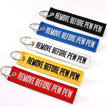 Rotary13B1 Remove Before PEW PEW - 5 Pack Key Chains
