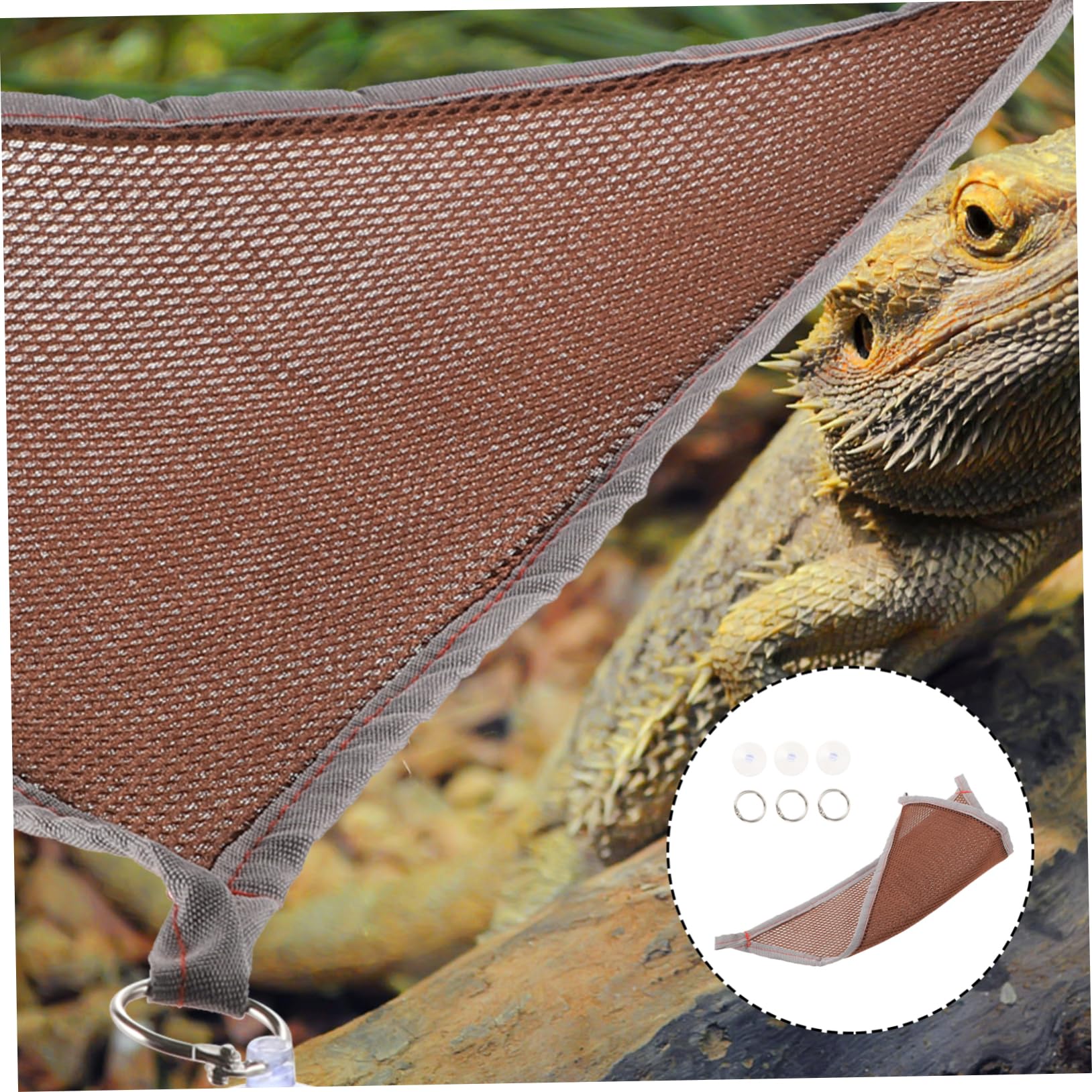 DOITOOL 5pezzi Hammock Per Rettili Rete Traspirante Letto Per Lucertole e Giocattolo Per Piccoli Rettili Facile Da Pulire e Resistente Accessorio Per Terrari