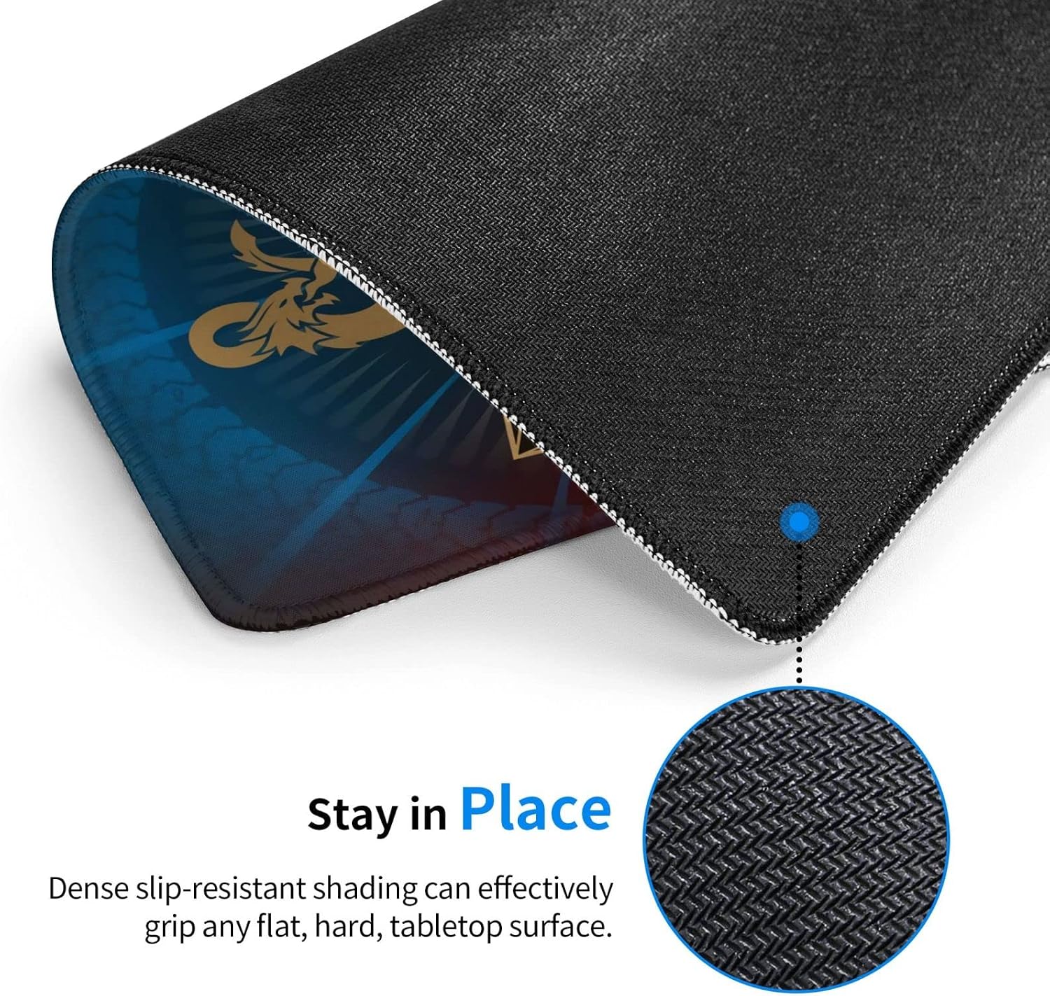Dun-geons Dr-agons Game Mouse Pad Small Gaming Mouse Pad with Stitched Edges Waterproof Non-Slip Base for Home Office Gaming Work 11.8X9.8 in image 4