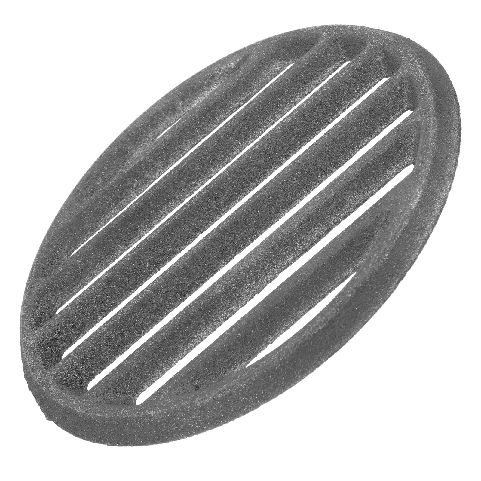 22 cm żeliwny stojak do grillowania – okrągły ruszt rozprowadzający ciepło do grillowania na zewnątrz ognisko węgiel drzewny idealny do równomiernego gotowania, trwały i trwały