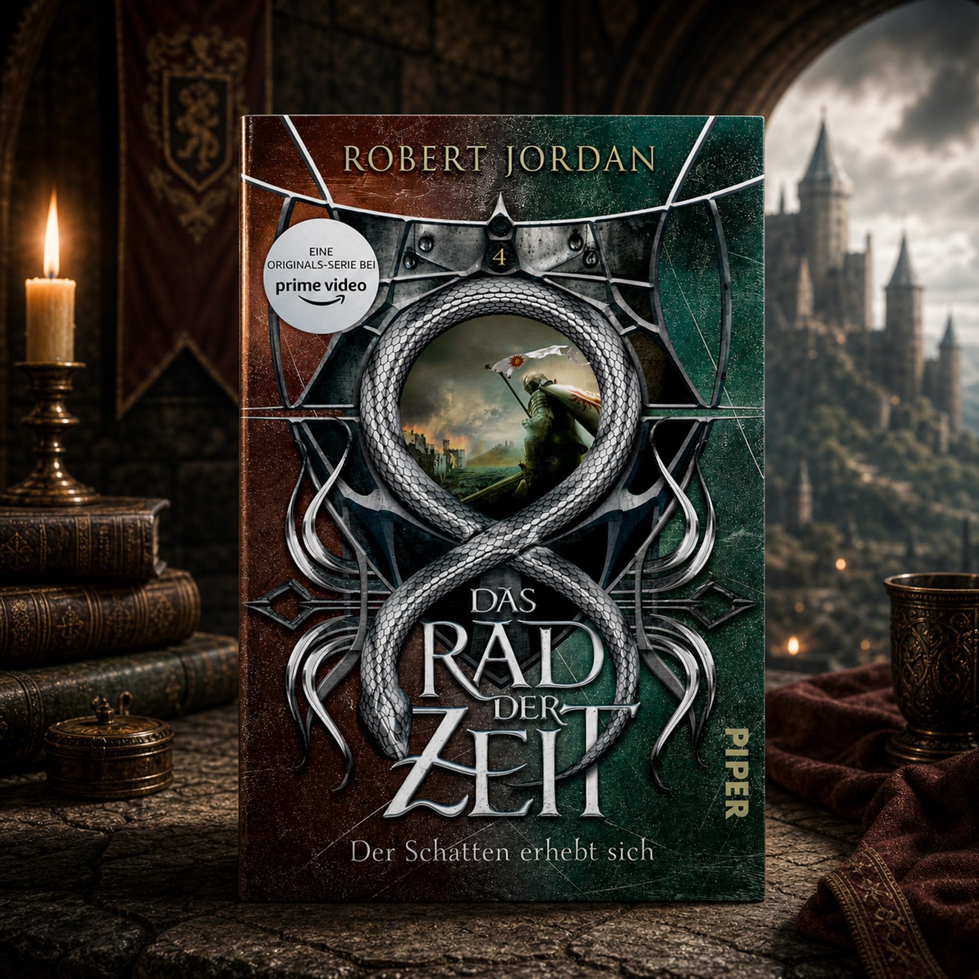 Robert Jordan - Buchset - Das Rad der Zeit - Band 0 bis 14 komplette Fantasy-Saga mit Brandon Sanderson, Wheel of Time Romane, High Fantasy Bücher für Fantasy-Fans mit einem exklusiven Lesezeichen