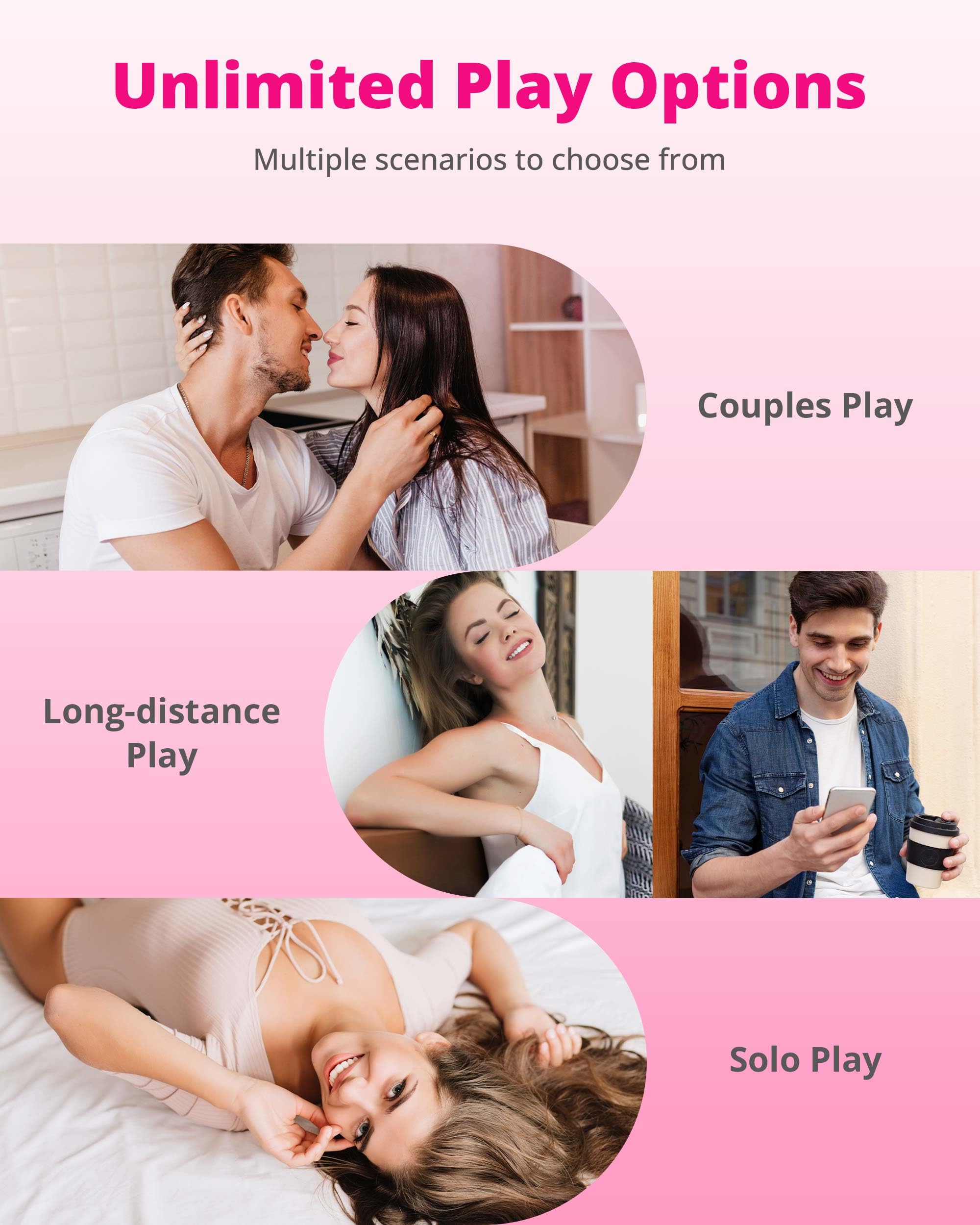 LOVENSE Domi 2 + Lush 2 Set Vibratore Coppia con APP, Punto G e Bacchetta