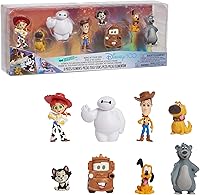 Disney 100 Years of Being By Your Side Limited Edition 8-Figure Set - Pluto, Baymax, Woody, Baloo | Just Play Toys Ages 3+