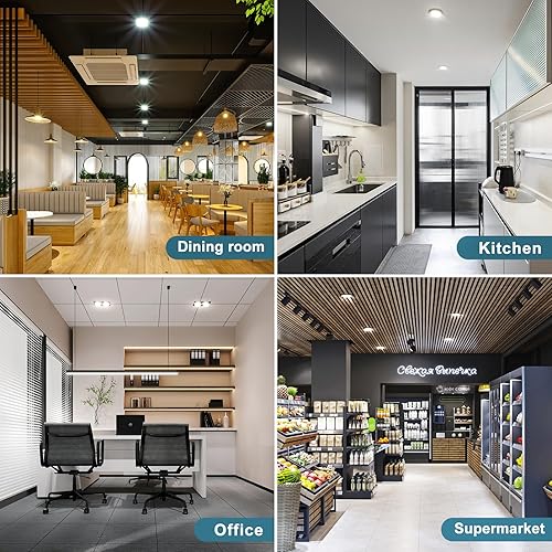 Miniatura 10 de Aolyty Bombilla LED de cuello largo PAR30 de 35 W (equivalente a 75 W) 2800 lm E26 Base de haz de 25 grados Ángel Track Spotlight AC 120v (blanco