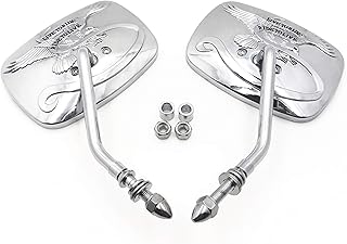 SMT-RearView Mirrors Compatible With H-D street sports chopper cruiser Eagle Spirit Live to Ride Motorcycle [B00WJLZUL2]