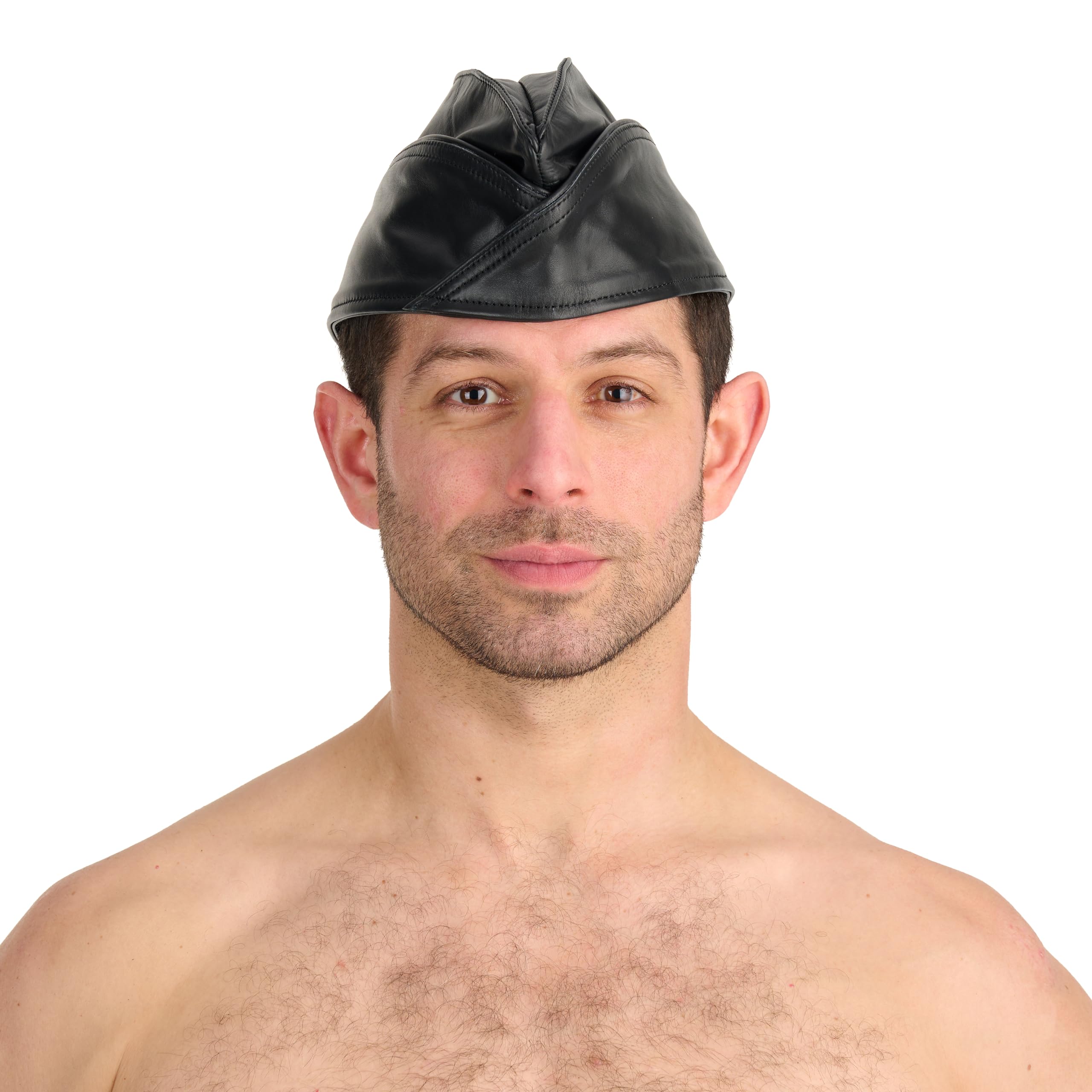 Prowler RED Triangle Cap Black Medium RED Range of Leather