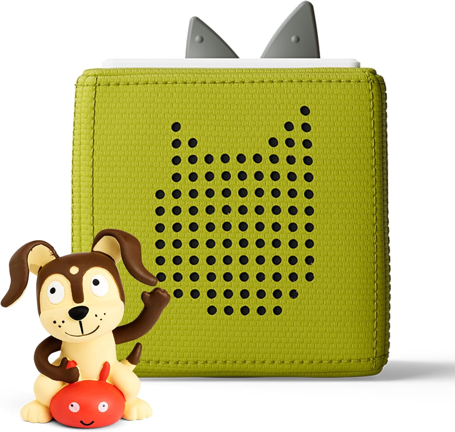 Toniebox Audio Player Starter Set with Playtime Puppy – Listen, Learn, and Play with One Huggable Little Box – Green, 3 Years and up Toniebox Audio Player Starter Set with Playtime Puppy – Listen, Learn, and Play with One Huggable Little Box – Green, 3 Years and up