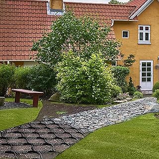 Geo Grid 2 Inch Geogrid Driveway, Foldable Telescopic Gravel Stabilizer Grid，2 Inch Thick Expansion Foldable Geo Grid Driveway Stabilization Grids，for Patios/Sheds/Slopes/Pathways/Parking (Size : 2x3