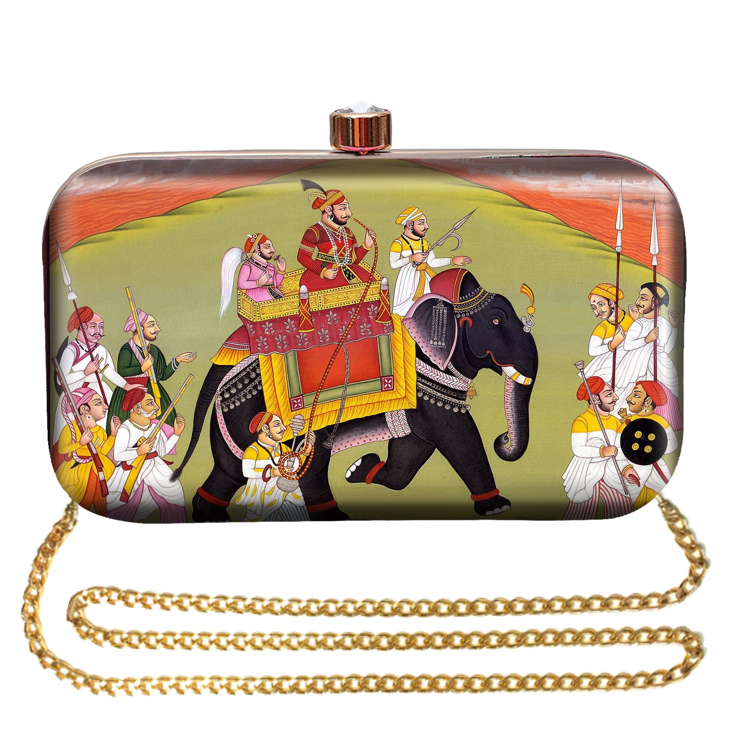 Women's Printed Beautiful Clutches- Multicolor-image-21