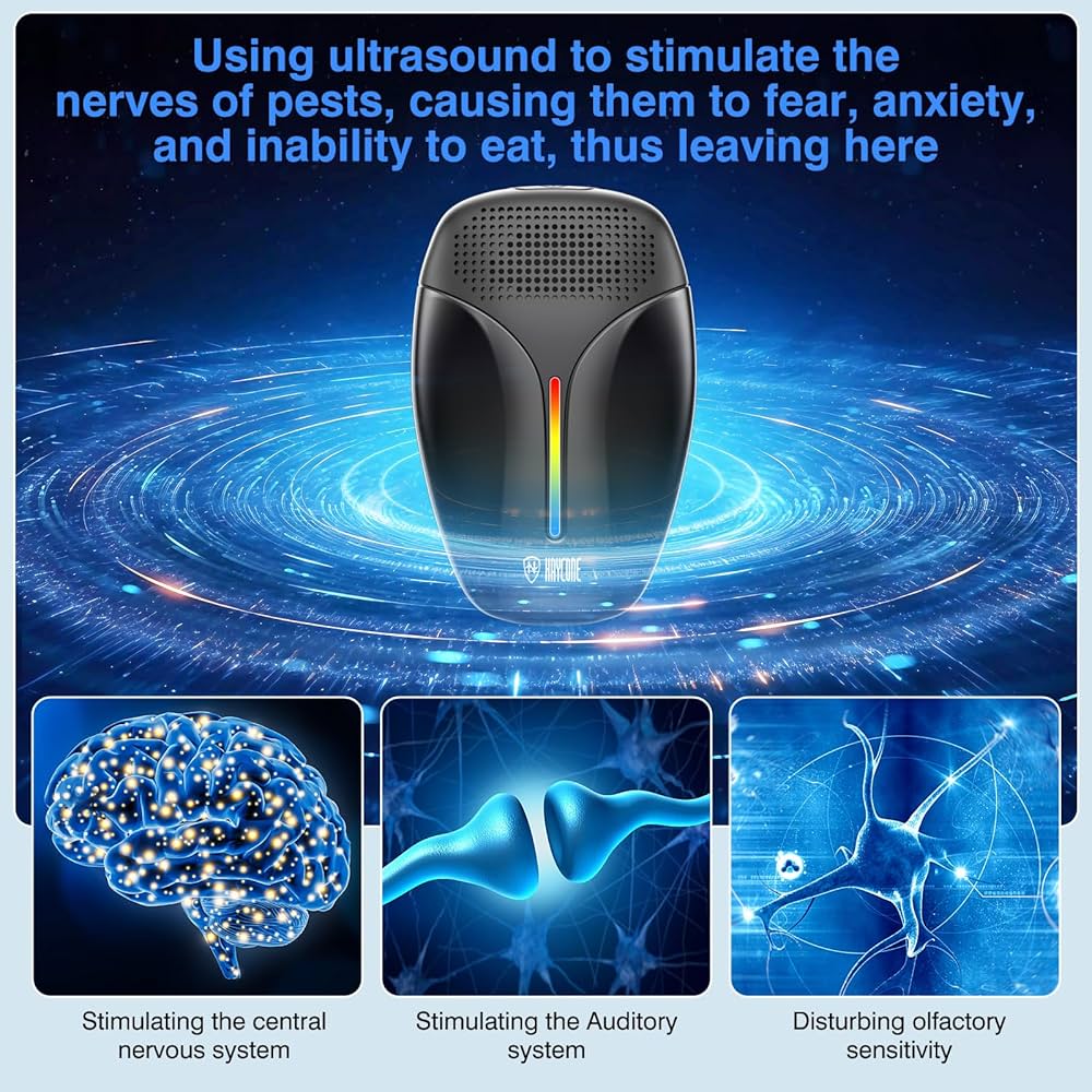 害獣駆除/Pest Control Amazon.com: 2025 Upgraded Ultrasonic Repeller & Insect