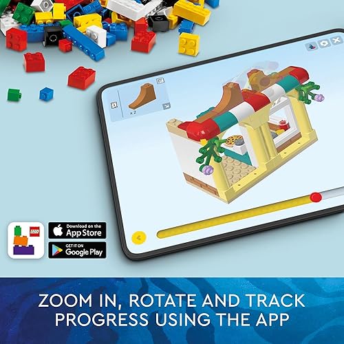 Miniatura 7 de Lego Avatar El Camino del Agua Metkayina Reef Home 75578, Conjunto de juguetes de construcción con pueblo, Canoa, escenas Pandora, Minifiguras