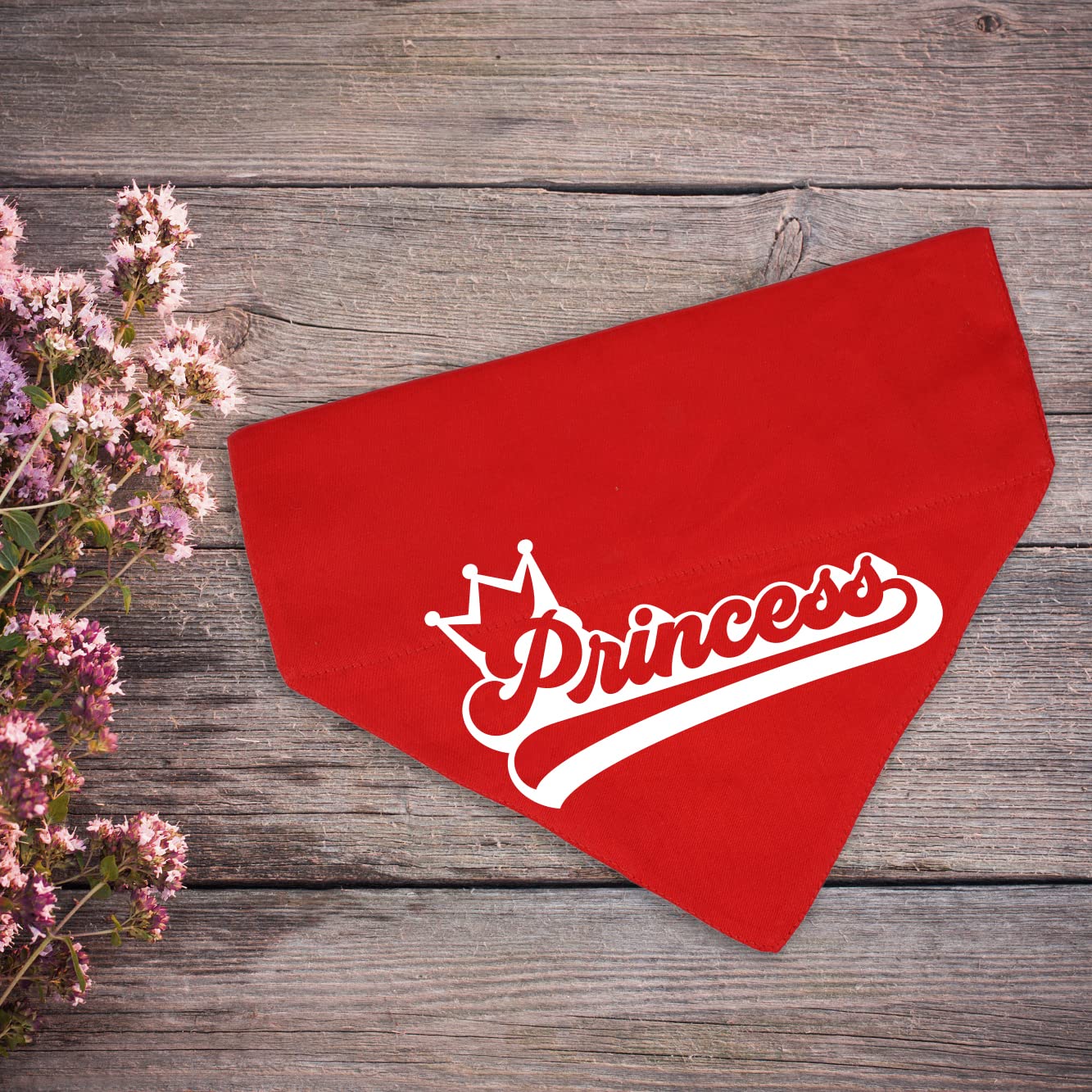Limit Fashion Store - New Princess Crown Girls Design Printed Dog Bandana/Dog Scarf (Pack of 1) (Red, Princess Crown) (B0BKWBTTJ5) Amazon Price History, Amazon Price Tracker