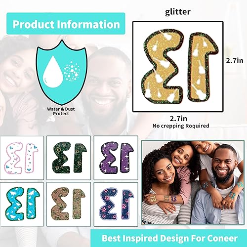 Miniatura 6 de 10 fundas de paja de 0.4 pulgadas compatibles con accesorios de copa Stanley con 10 calcomanías de tatuajes, regalos de TS Merch, sombreros de paja