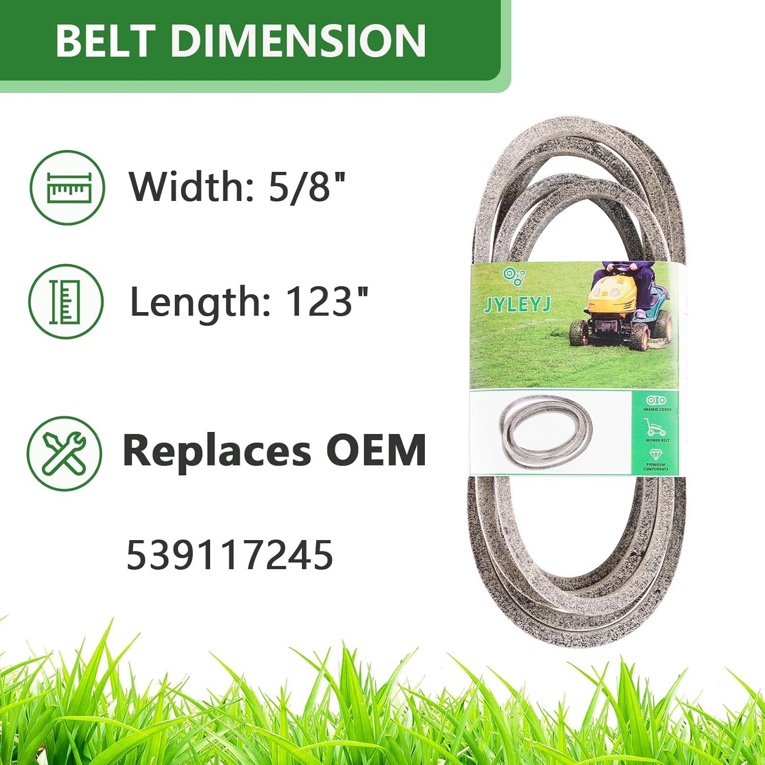 Lawn Mower 46 inch Deck Rebuild Kit Compatible with AY P Hus qvarna RZ4621 RZ4623 Includes 2 Spindle 174356 532174358, 2 Blade 403107 532403107, 1 Idler 196104, 1 Idler 539132728, 1 Be lt 539117245