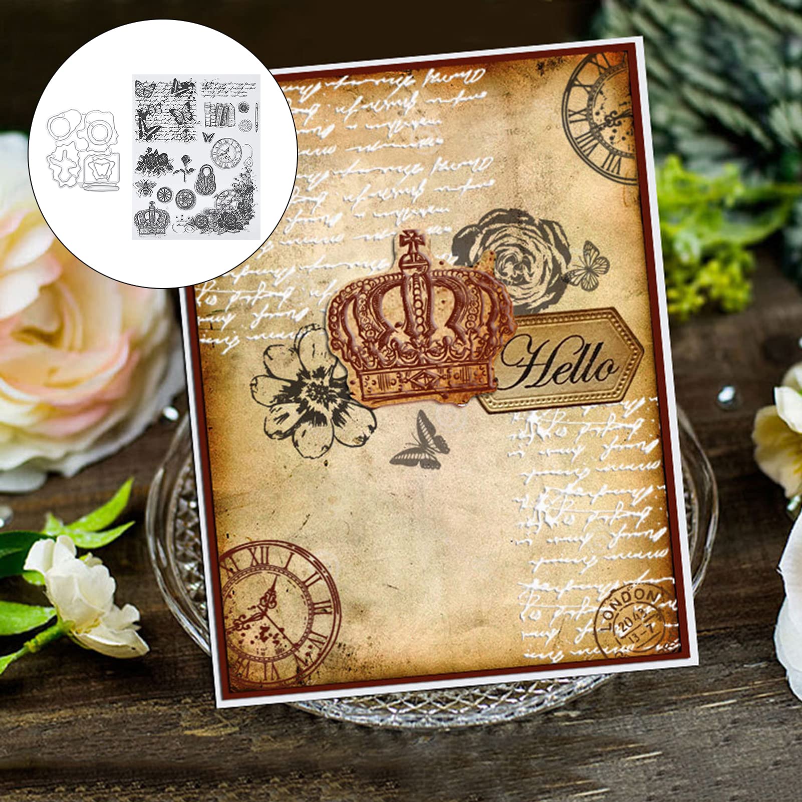 Timbre De Fond Tampons Clairs Pour Scrapbooking