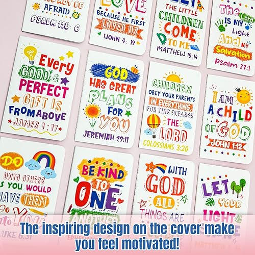 Miniatura 3 de 24 blocs de notas con versículos de la Biblia, mini cuadernos religiosos de bolsillo, motivacionales, cristianos, pequeños blocs de notas