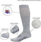 Wrangler Men's Western Boot Socks (Three Pairs)