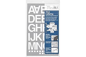 Chartpak 1.5" Self-Adhesive Vinyl Letter Stickers