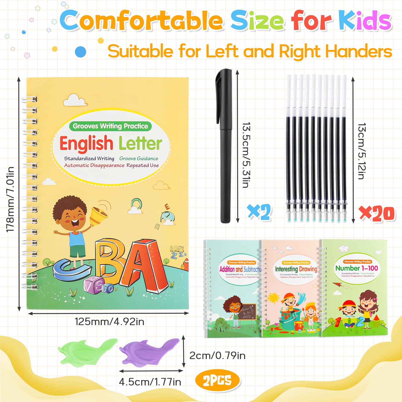 4 Pack Handwriting Practice Books - Image 2