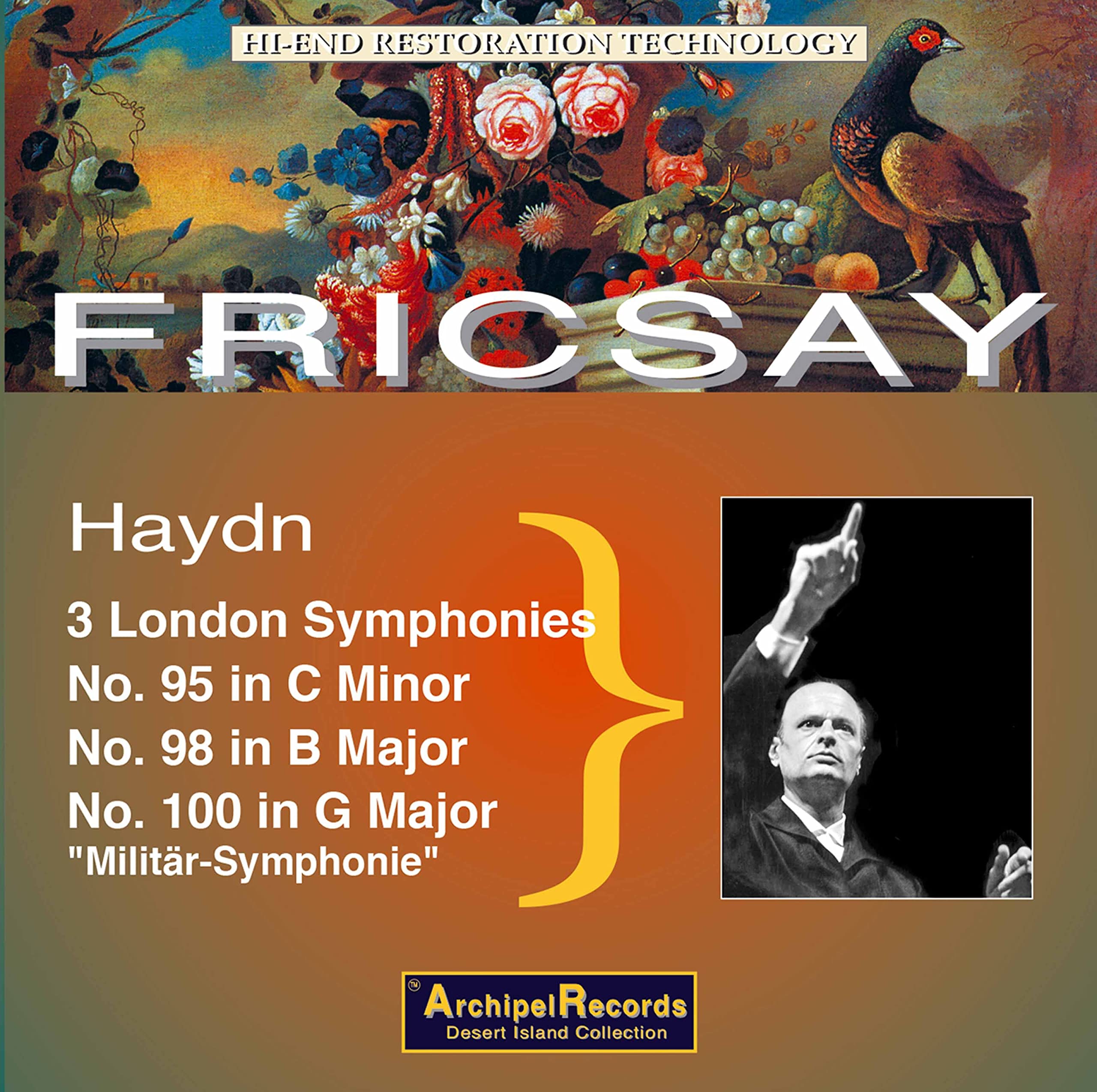 HAYDN - THREE LONDON SYMPHONIES - RIAS SYMPHONY ORCH - FRICSAY 1953
