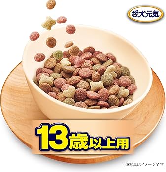 Amazon.co.jp: 愛犬元気 13歳以上用 ささみ・ビーフ・緑黄色野菜・小魚