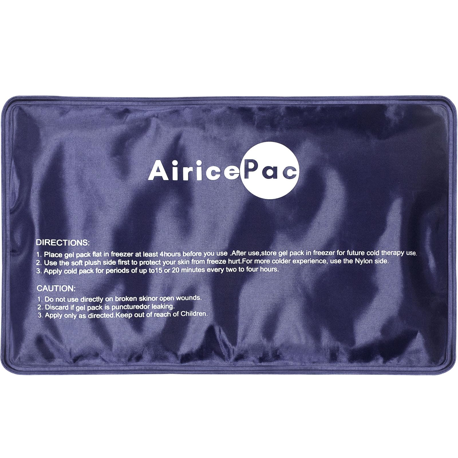 AiricePac Impacchi di ghiaccio per alleviare il dolore, impacco freddo in gel per ginocchio, collo, spalla, caviglia, gomito, anca e schiena, infortuni riutilizzabili, terapia con impacco caldo e