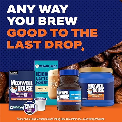 Miniatura 9 de Maxwell House Breakfast Blend Café molido tostado ligero recipiente de 256 onzas